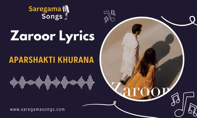 zaroor lyrics